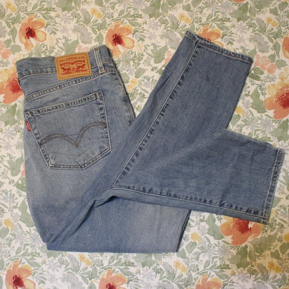 Levi's Denim - Levi Boyfriend Jeans Size 28 Distressed Blue Wash